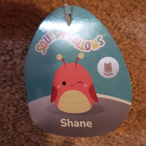 🔥RARE - Silver Tag‼️ Squishmallows Shane the Grasshopper - Picture 3 of 8